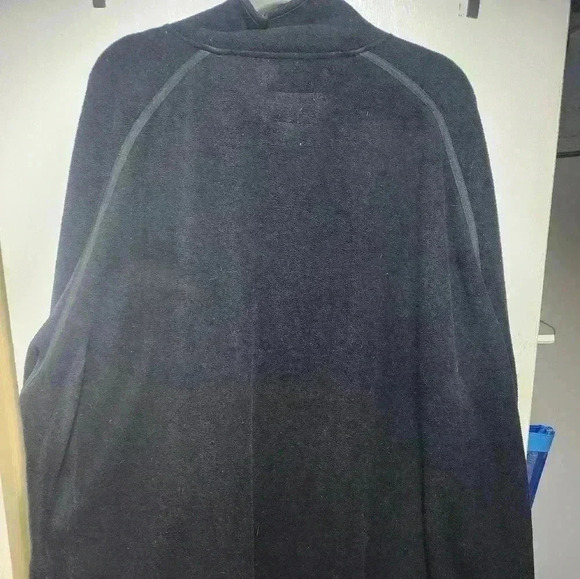 Mens Big and tall Navy Blue fleece jacket, size 4xl - Picture 3 of 8